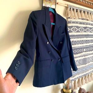 John Weitz black blazer suit for women